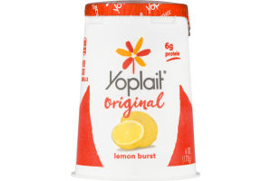 Yoplait Original Low Fat Yogurt Lemon Burst