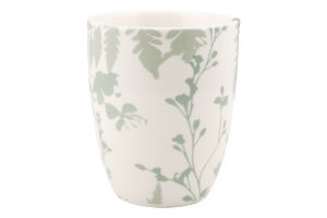 Чашка Capri 320мл біло-зелена порцеляна Ardesтo