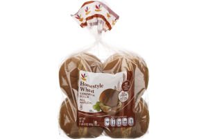 Ahold Homestyle Wheat Sandwich Rolls All Natural - 8 CT