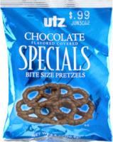 Utz Specials Chocolate Flavored Covered Bite Size Pretzels