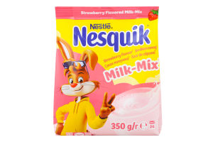 Суміш для приготування напою суха зі смаком полуниці Milk-Mix Nesquik м/у 350г