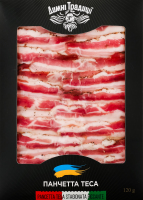 Панчетта нарізка Теса Пікантна Димні Традиції с/в в/ґ к/у 120г