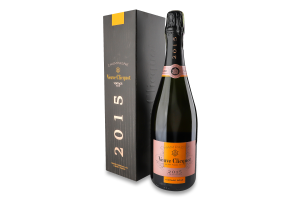 Шампанское 0.75л 12.5% розовое брют Vintage Rose 2015 Veuve Clicquot к/у