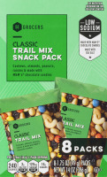 SE Grocers Classic Trail Mix Snack Pack - 8 CT