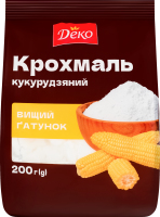 Крахмал кукурузный сухой Деко в/с м/у 200г