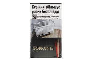 Сигареты с фильтром Sobranie Refine Black 20шт
