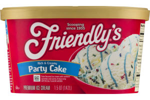Friendly's Premium Ice Cream Rich & Creamy Party Cake