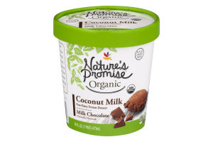 Nature's Promise Organic Non-Dairy Coconut Milk Frozen Dessert Milk Chocolate