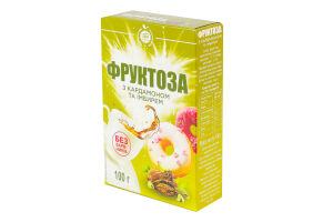 Фруктоза з кардамоном та імбирем ПрАТ ХПП к/у 100г
