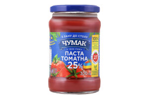 Паста томатна 25% Чумак с/б 300г