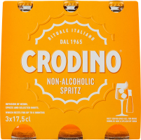 Напій безалкогольний газований на ароматизаторах аперитивний Spritz Crodino к/у 3х0.175л