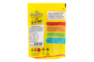 Сніданок сухий запечений Гранола з курагою To go Good morning, Granola д/п 140г