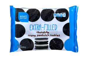 Smart Sense Extra-Filled Chocolate Creme Sandwich Cookies