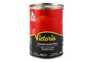 Томати цілі чищені Victoria 400г