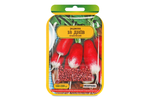 Насіння Редис 18днів дражоване 4г Седос/Яскрава