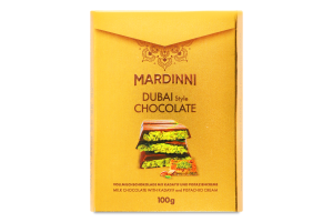 Шоколад молочн Mardinni з кунафою і фісташк кремом