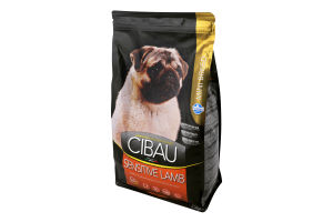 Корм д/собак з чутливим травленням Сібау Сенсітів Едалт Міні з ягням сухий 2,5кг Фарміна