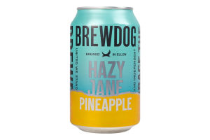 Пиво BrewDog Hazy Jane Pineapple світле з/б