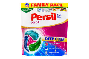 Средство моющее для стирки цветных вещей 4в1 Color Deep clean Persil 100х16.5г
