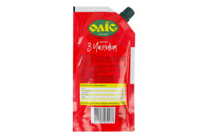 Кетчуп С чесноком Оліс д/п 220г