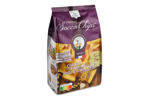 Чипси Socca Chips з нуту зі смаком часнику