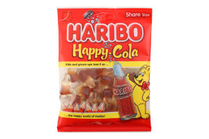 Конфеты желейные неглазированные Happy-cola Haribo м/у 150г
