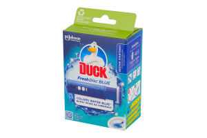 Очищувач унітазу гелевий в дозаторі Блакить Диски чистоти Duck 36мл