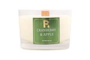 Свічка соєва ароматична дерев"яний гніт 8*6см Пако ІФ