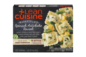 Lean Cuisine Marketplace Spinach Artichoke Ravioli