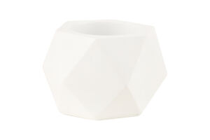 Свічник MBM My Home геометричний білий SK-36