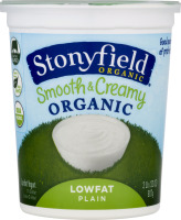 Stonyfield Organic Lowfat Smooth & Creamy Plain