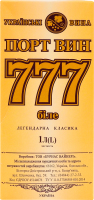 Вино 1л 14.5% белое ароматизированное со вкусом яблока 777 Порт Вин т/п