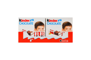 Шоколад молочный с молочной начинкой Chocolate Kinder к/у 4х12.5г