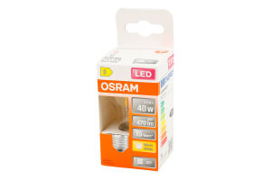 Лампа філаментна ЛЕД 3,4W E27 2700K P25 Osram