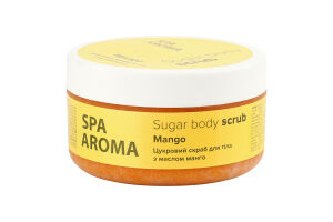 Скраб д/тіла цукровий Spa&Aroma з маслом манго 250мл Bioton