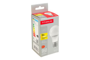 Лампа светодиодная 10W 950lm E27 3000К №TLA6010273 Titanum 1шт