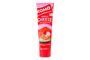 Сыр плавленный 50% Креветка Squeeze cheese Комо туб 150г