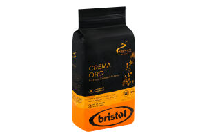 Кава Crema ORO в зернах смажена 500г м/у Bristot