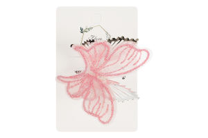 Заколка для волос Бабочка ТОВ Южпромгруп 1шт в ассорт