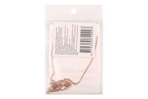 Ланцюжок жовтий метал з підвіскою 40см FHF1611