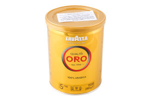Кава натуральна смажена мелена Qualita Oro Lavazza з/б 250г