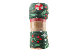 Плед різдвяний 230х200см в асортименті 958172