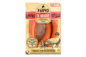 Сосиски из мяса птицы С филе Ранчо 1с кг