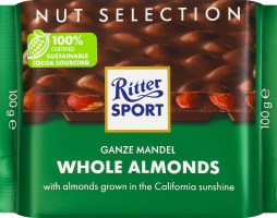 Шоколад молочный с цельным миндалем Ritter Sport м/у 100г