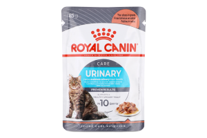 Корм вологий повнораціонний для дорослих котів шматочки у соусі Urinary Care Royal Canin д/п 85г