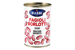 Фасоль в рассоле Борлотти Ellebi ж/б 400г