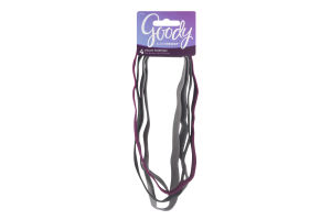 Goody SlideProof Silicone Headwraps - 4 CT