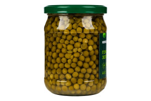 Горошек зеленый консервированный Novus в/с с/б 460г