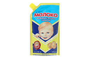 Молоко згущене 8.5% незбиране з цукром Первомайський МКК д/п 290г