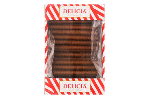 Вафли со вкусом кокоса Трубочки Delicia к/у 450г